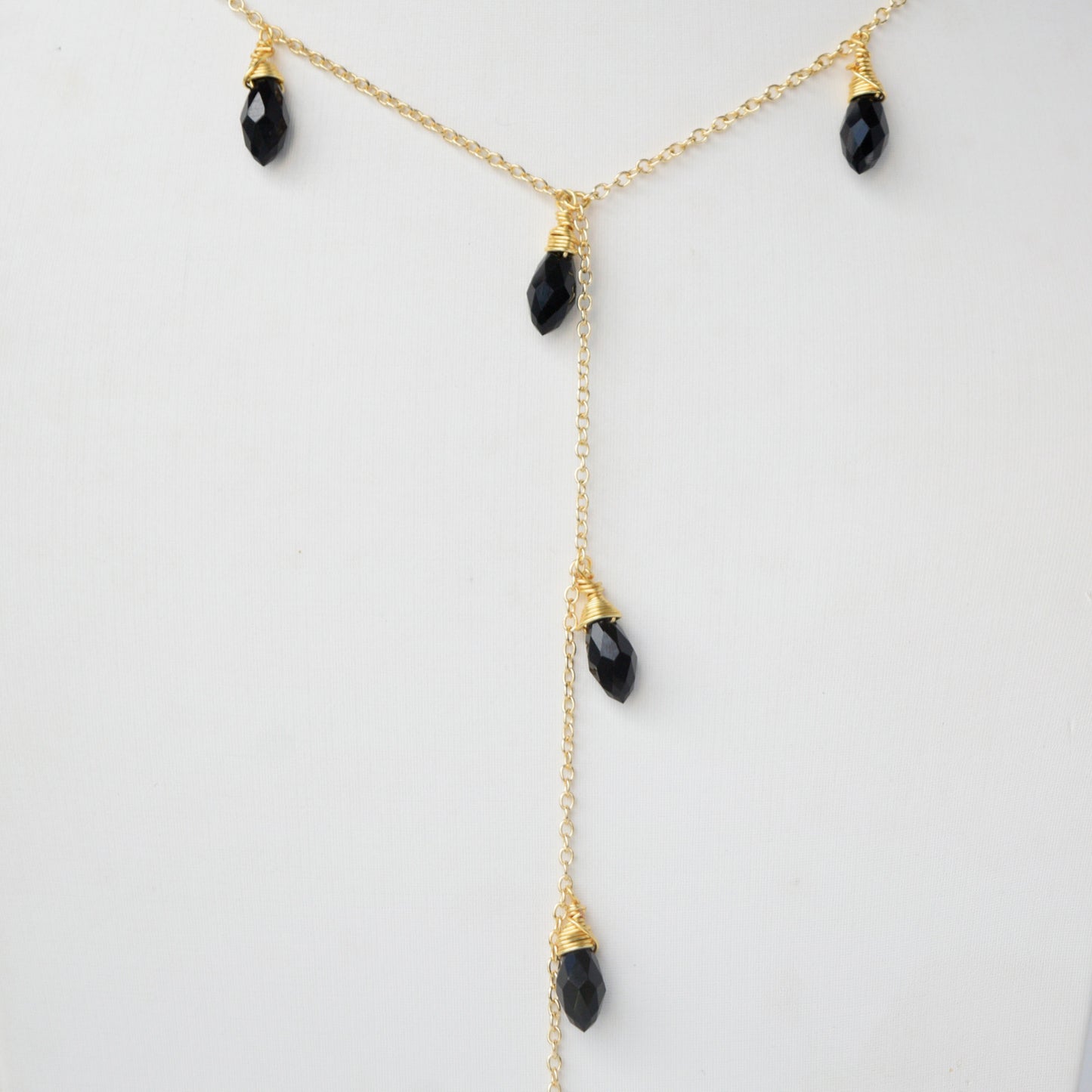 Collar Y Cristales Negros