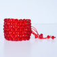 Brazalete Macramé Rojo