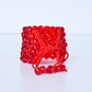 Brazalete Macramé Rojo