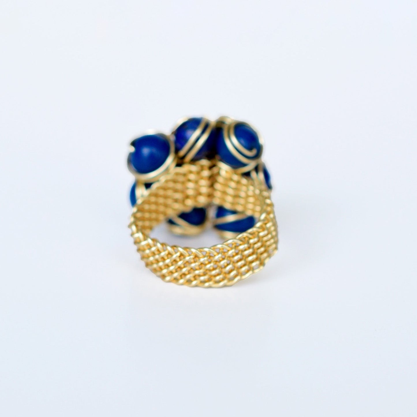 Anillo Bouquet Azul