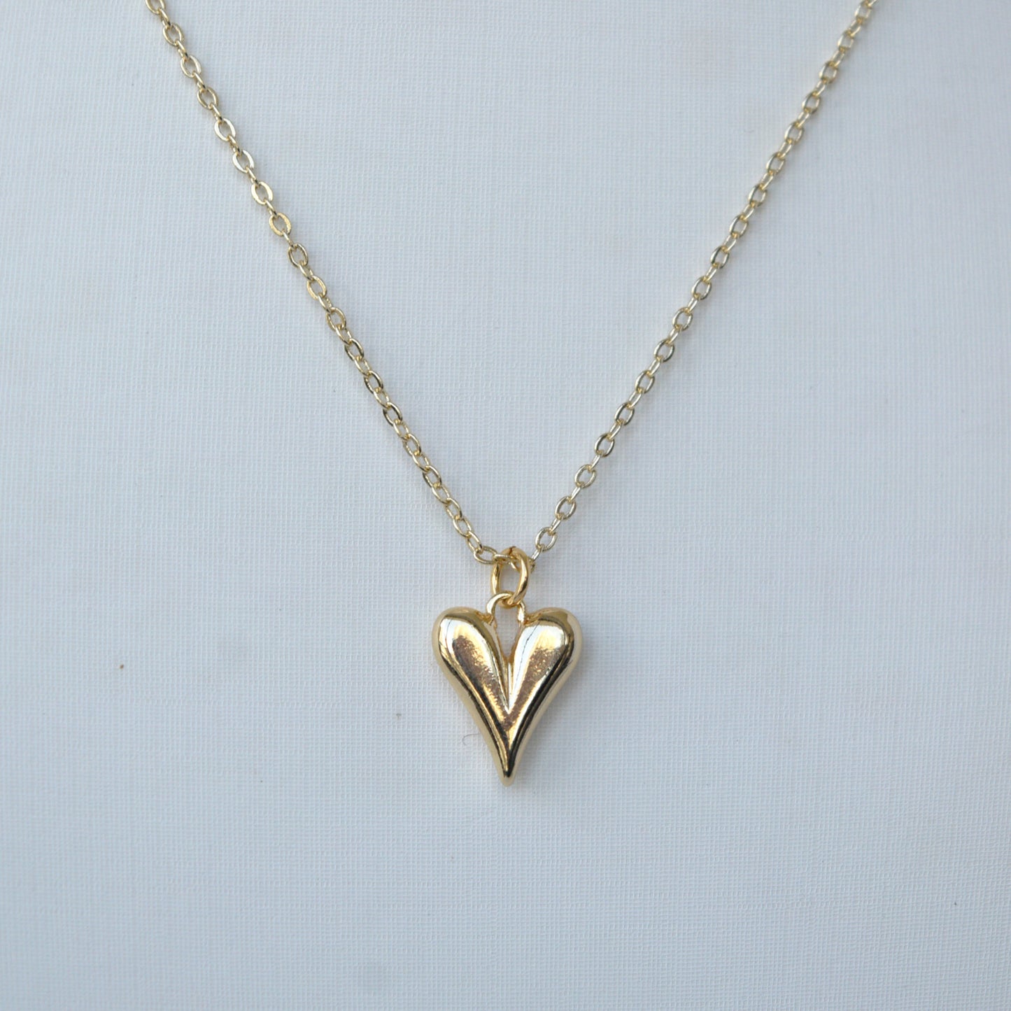 Collar Corazon Dorado