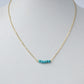 Collar Cinco Mini Turquesa