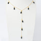 Collar Y Cristales Negros