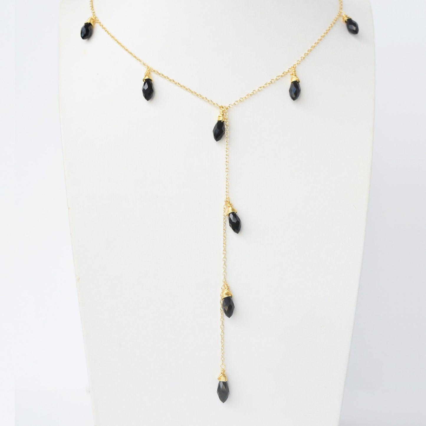 Collar Y Cristales Negros