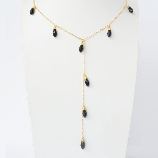 Collar Y Cristales Negros