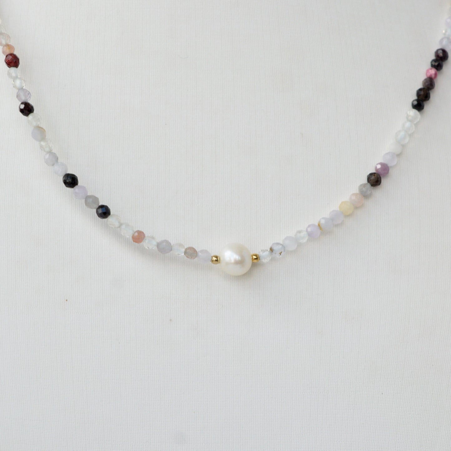 Collar Cristales Perla