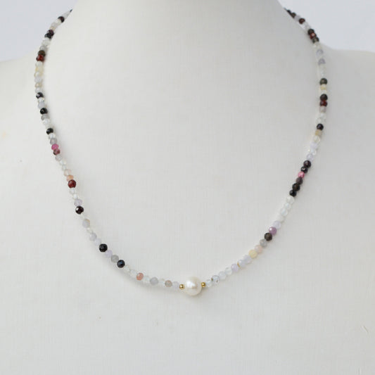 Collar Cristales Perla