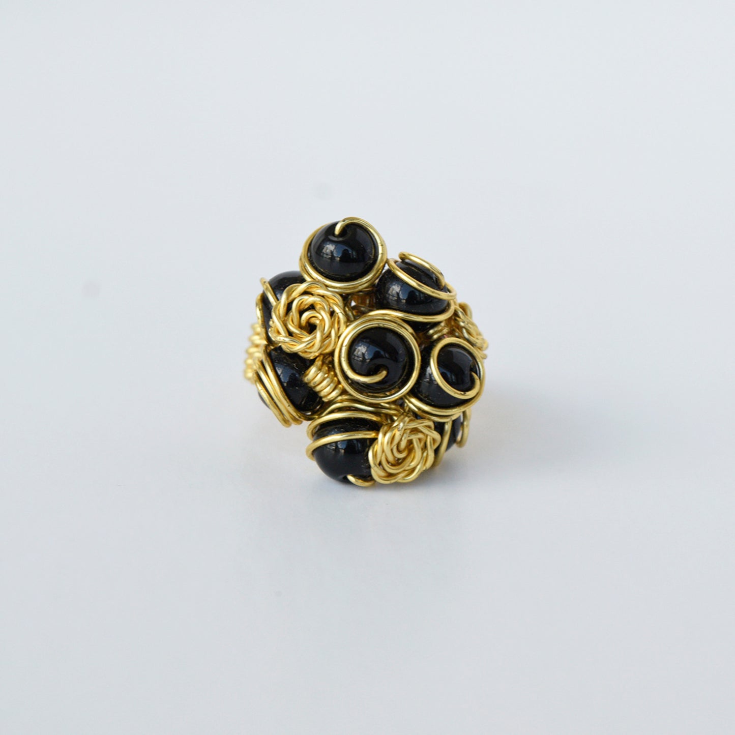 Anillo Bouquet Onix