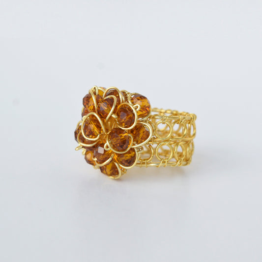 Anillo Bouquet Amber