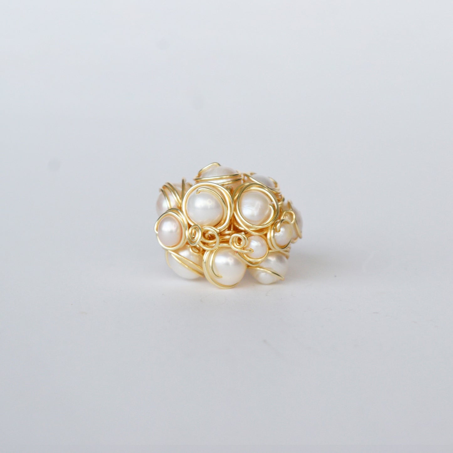 Anillo Bouquet Perlas