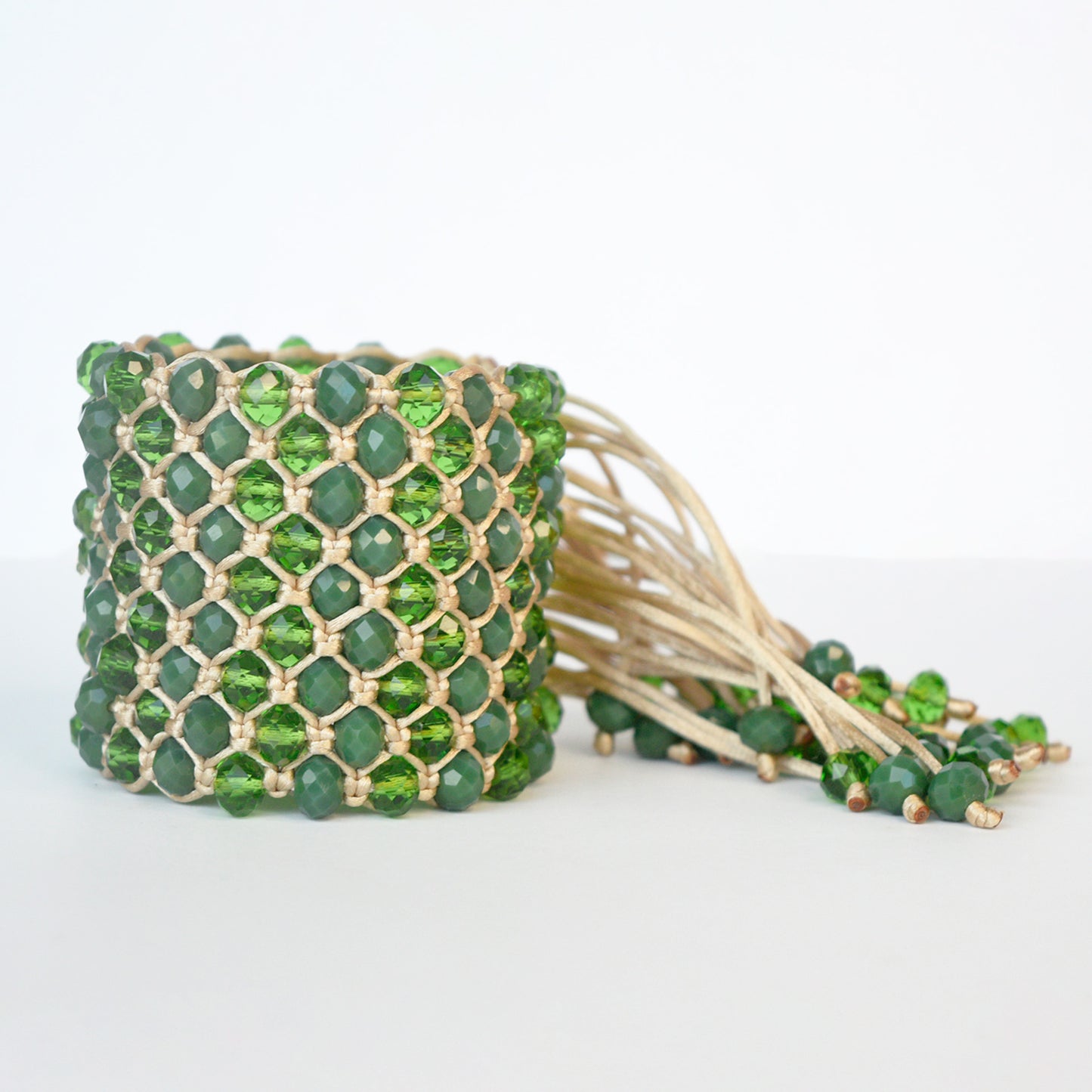 Brazalete Macramé Verde