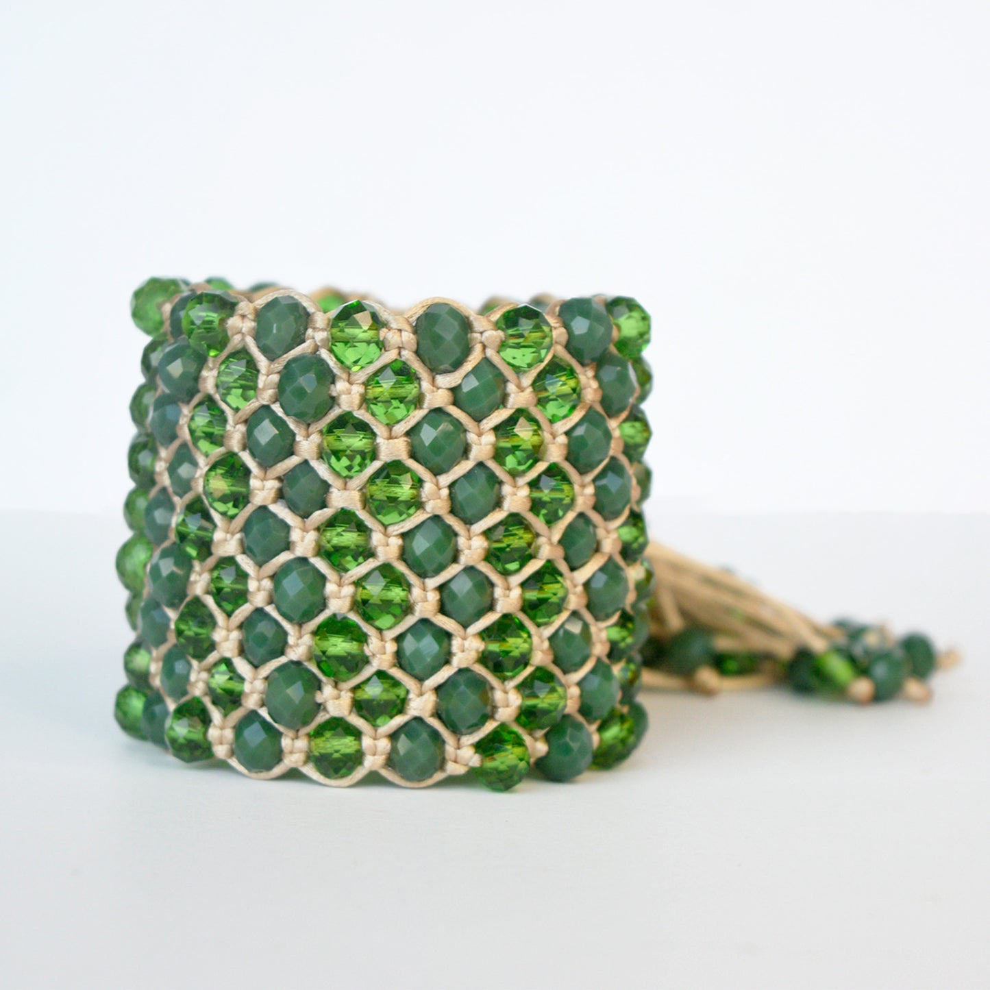 Brazalete Macramé Verde