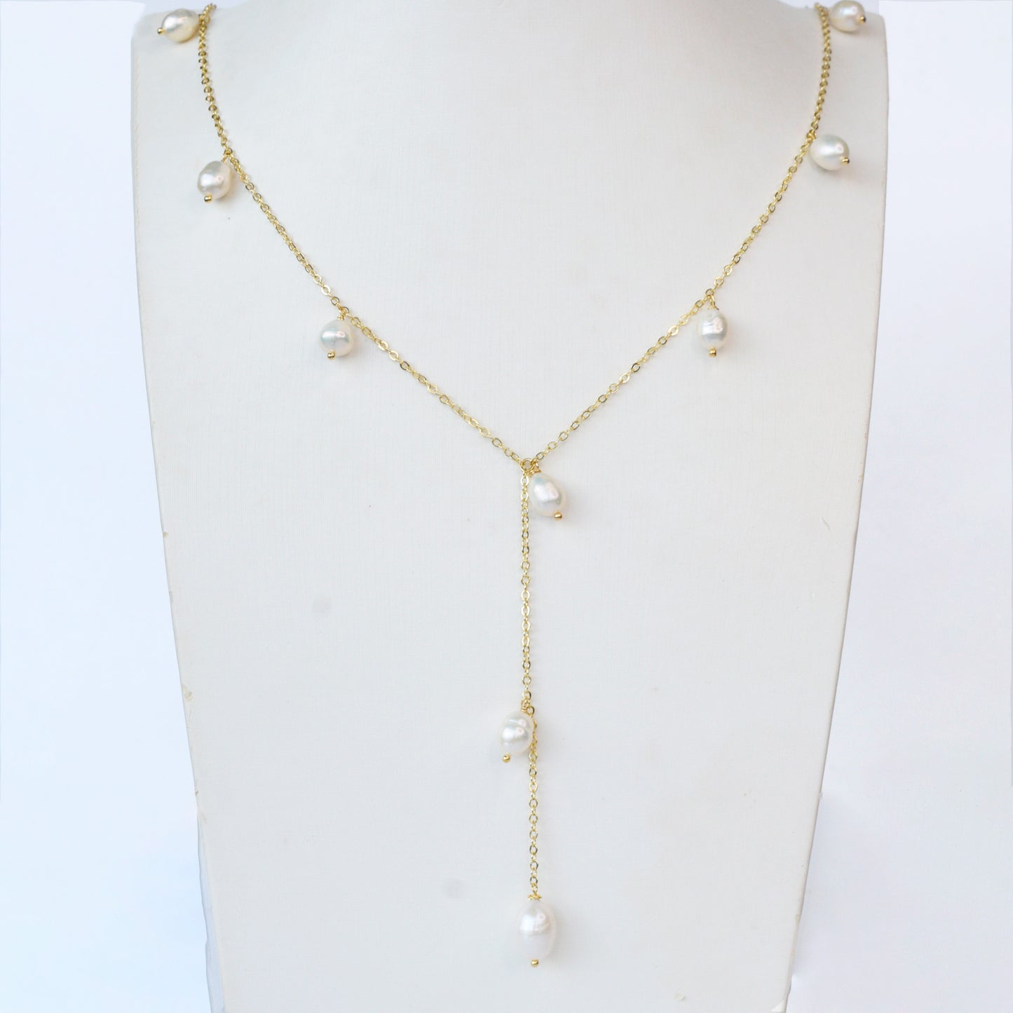 Collar Y Perlas Grandes