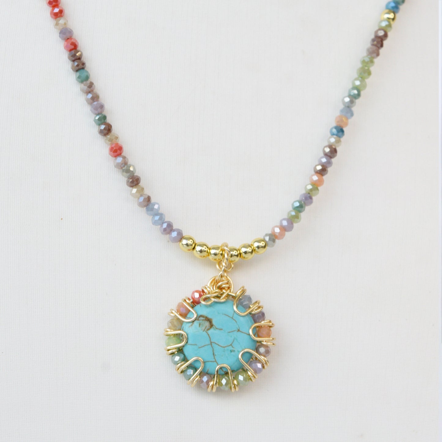 Collar Tropical Blue Sun