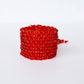 Brazalete Macramé Rojo