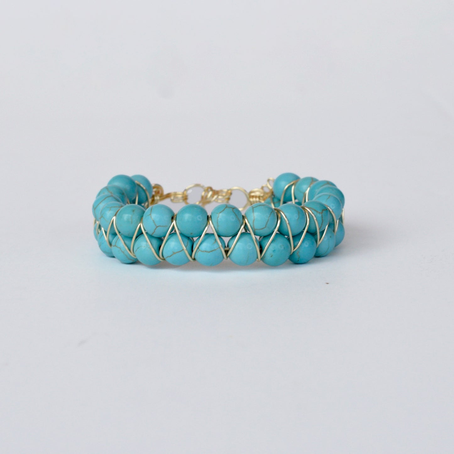 Pulsera Perlas Turquesa